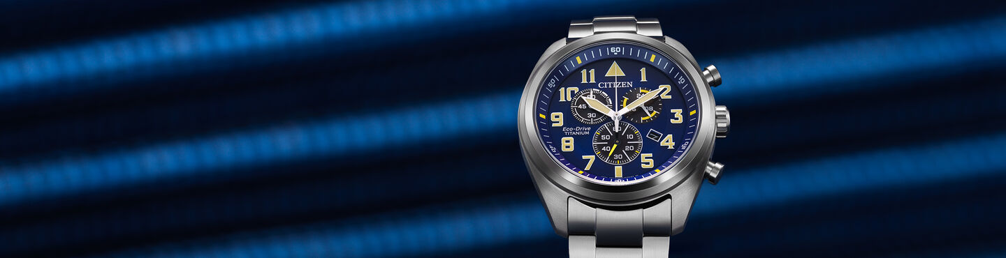 Men's Super Titanium watches, feature Garrison model AT2480-57L.