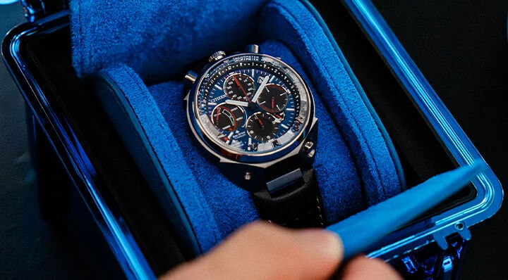 New Arrivals banner image featuring Promaster Tsuno Chrono watch model AV0088-01L